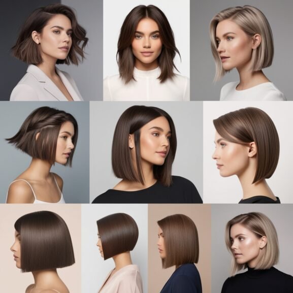 ideias corte de cabelo feminino para cabelo liso